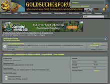 Tablet Screenshot of goldsucherforum.de